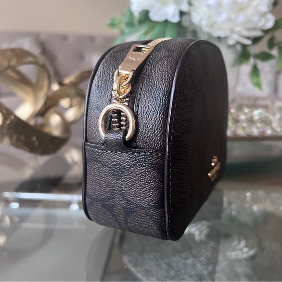 Coach Mini Serena Crossbody In Signature Canvas Bag Red - Picture 14 of 15